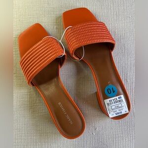 Marc Fisher Cinasa Heeled Woven Sandal